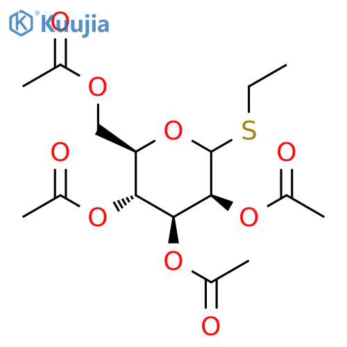 Ethyl 2,3,4,6-tetra-O-acetyl-1-thio-D-mannopyranoside (min. 85% α-anomer) structure