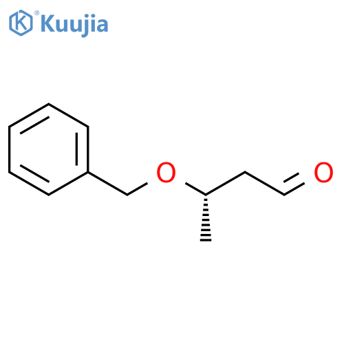 Butanal, 3-(phenylmethoxy)-, (S)- structure