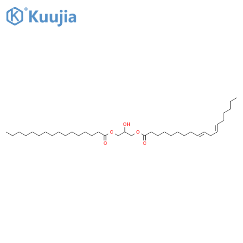 1-Linoleoyl-3-palmitoyl-rac-glycerol structure