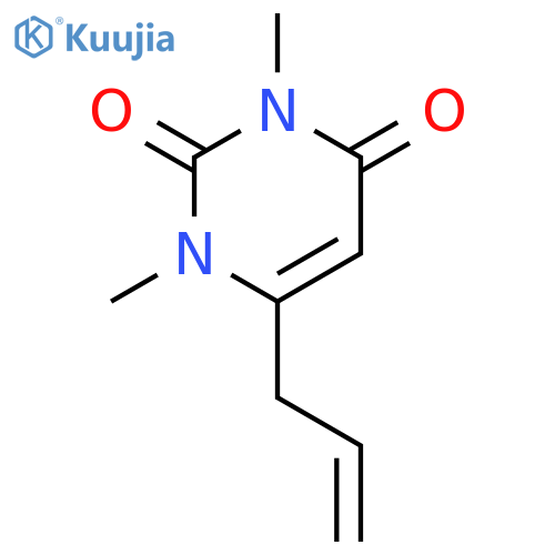 2,4(1H,3H)-Pyrimidinedione, 1,3-dimethyl-6-(2-propenyl)- structure
