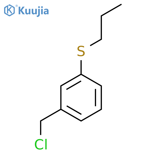 1-(Chloromethyl)-3-propylsulfanylbenzene structure