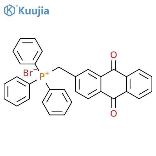 (9,10-dioxo-9,10-dihydroanthracen-2-yl)methyltriphenylphosphanium bromide structure