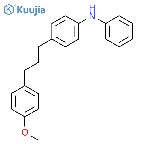 Benzenamine, 4-[3-(4-methoxyphenyl)propyl]-N-phenyl- structure