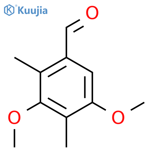 Benzaldehyde, 3,5-dimethoxy-2,4-dimethyl- structure