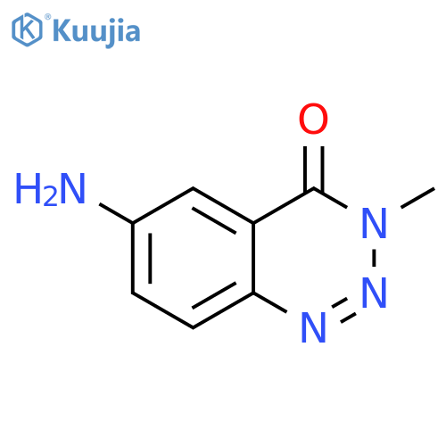 6-amino-3-methyl-3,4-dihydro-1,2,3-benzotriazin-4-one structure