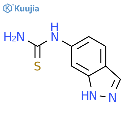 N-(1H-Indazol-6-yl)thiourea structure