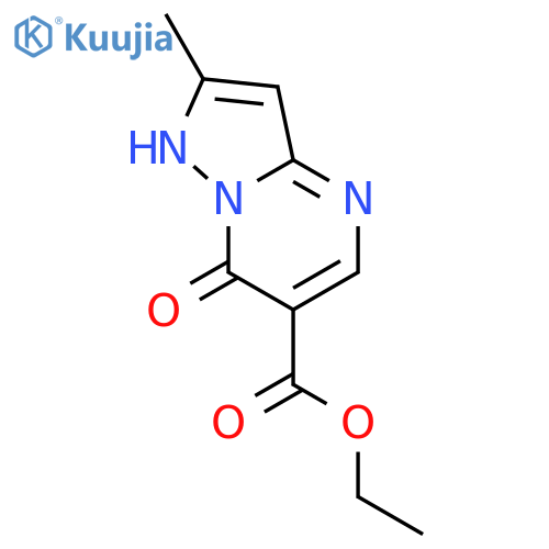 Pyrazolo[1,5-a]pyrimidine-6-carboxylicacid, 4,7-dihydro-2-methyl-7-oxo-, ethyl ester structure