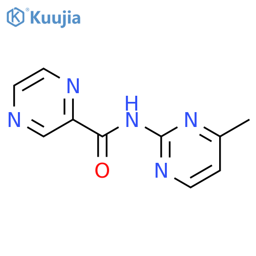 2-Pyrazinecarboxamide, N-(4-methyl-2-pyrimidinyl)- structure