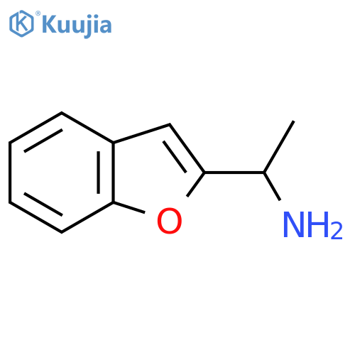 1-(1-benzofuran-2-yl)ethanamine structure