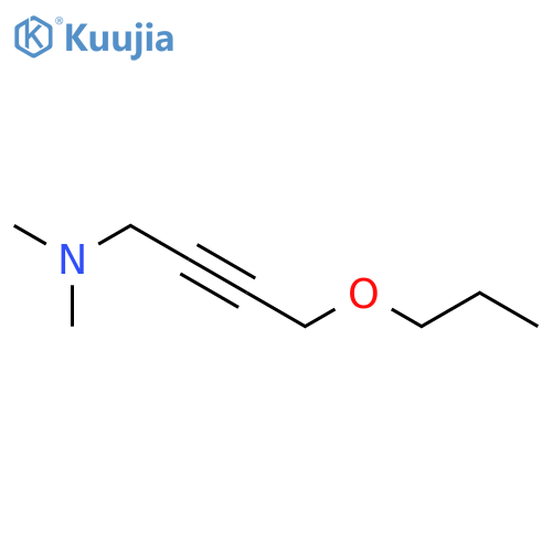 N,N-Dimethyl-4-propoxybut-2-yn-1-amine structure