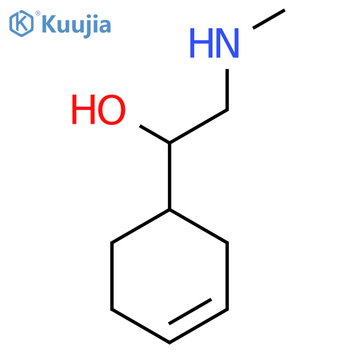 1-(cyclohex-3-en-1-yl)-2-(methylamino)ethan-1-ol structure