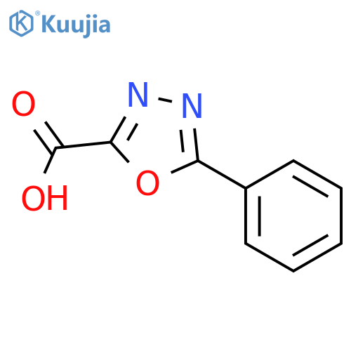 5-Phenyl-1,3,4-oxadiazole-2-carboxylic acid structure