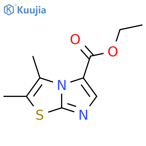 2,3-Dimethyl-imidazo[2,1-b]thiazole-5-carboxylic acid ethyl ester structure