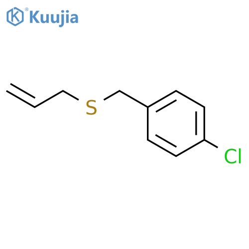 1-chloro-4-(prop-2-en-1-ylsulfanyl)methylbenzene structure