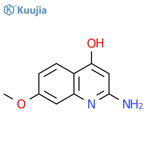 4-Quinolinol, 2-amino-7-methoxy- structure