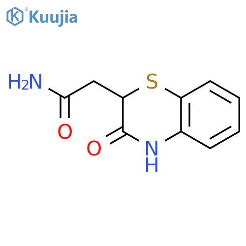 2-(3-oxo-3,4-dihydro-2H-1,4-benzothiazin-2-yl)acetamide structure
