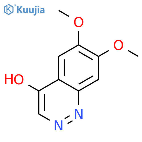 6,7-dimethoxy-4-Cinnolinol structure