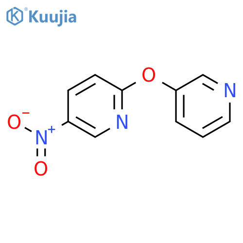 Pyridine, 5-nitro-2-(3-pyridinyloxy)- structure