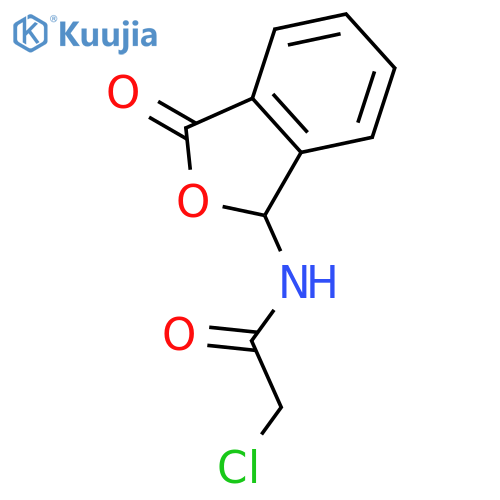 Acetamide, 2-chloro-N-(1,3-dihydro-3-oxo-1-isobenzofuranyl)- structure