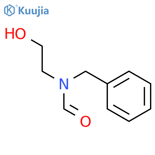 Formamide, N-(2-hydroxyethyl)-N-(phenylmethyl)- structure