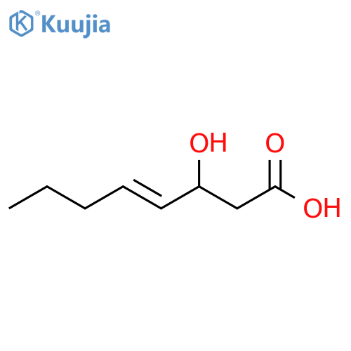 3-hydroxyoct-4-enoic acid, trans structure