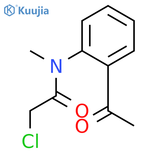 Acetamide, N-(2-acetylphenyl)-2-chloro-N-methyl- structure
