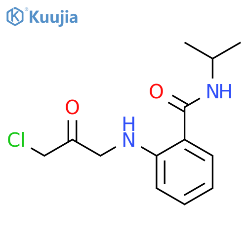 Benzamide, 2-[(chloroacetyl)methylamino]-N-(1-methylethyl)- structure