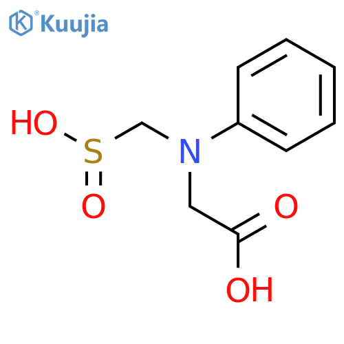 Glycine, N-phenyl-N-(sulfinomethyl)- structure