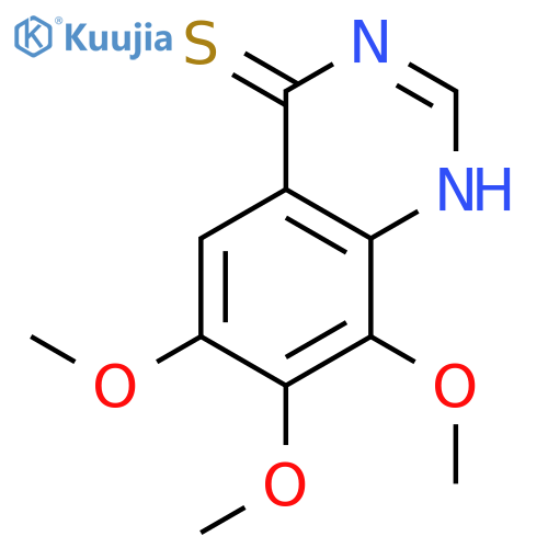 4(1H)-Quinazolinethione, 6,7,8-trimethoxy- structure