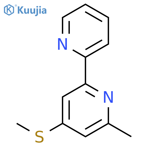 2,2'-Bipyridine, 6-methyl-4-(methylthio)- structure