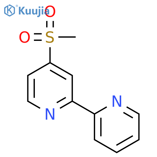 2,2'-Bipyridine, 4-(methylsulfonyl)- structure