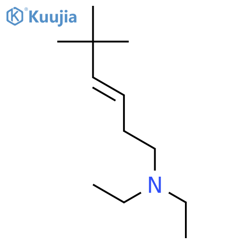 3-Hexen-1-amine, N,N-diethyl-5,5-dimethyl- structure