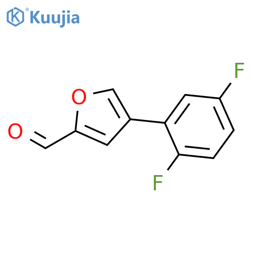 4-(2,5-difluorophenyl)furan-2-carbaldehyde structure