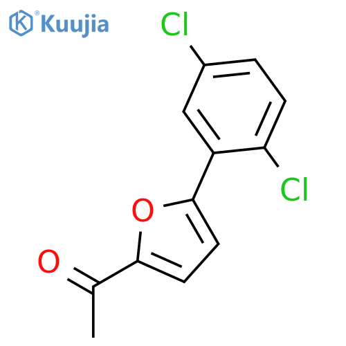 Ethanone, 1-[5-(2,5-dichlorophenyl)-2-furanyl]- structure