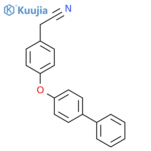 Benzeneacetonitrile, 4-([1,1'-biphenyl]-4-yloxy)- structure