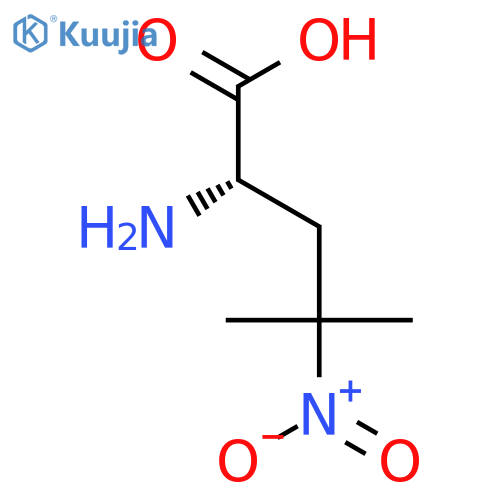 Leucine, 4-nitro- structure
