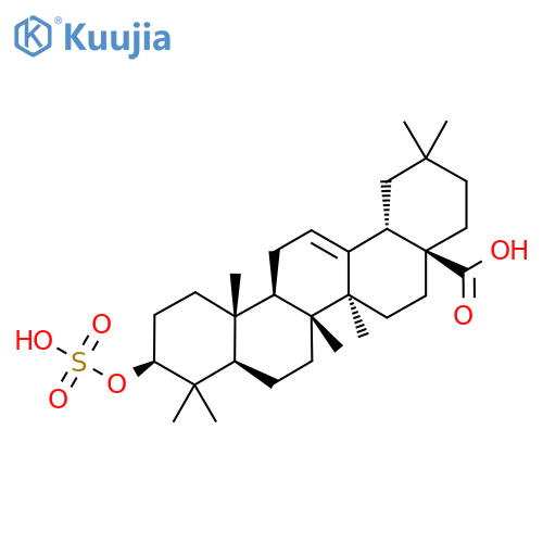 (3β)-3-(Sulfooxy)olean-12-en-28-oic Acid structure