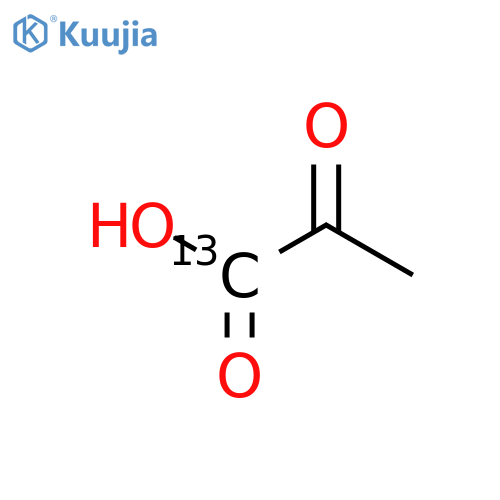 Pyruvic Acid-13C structure