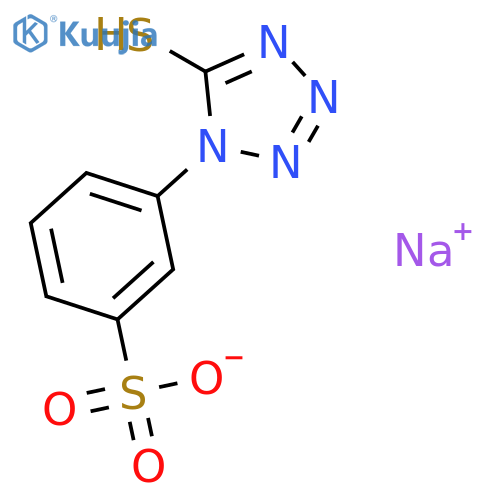 3-(2,5-Dihydro-5-thioxo-1H-tetrazol-1-yl)-benzenesulfonic Acid Sodium Salt structure