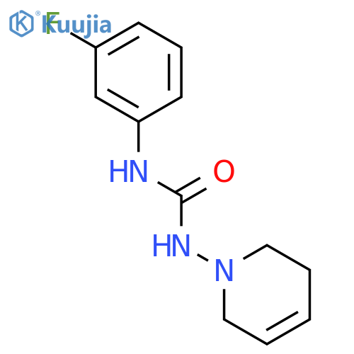 Urea, N-(3,6-dihydro-1(2H)-pyridinyl)-N'-(3-fluorophenyl)- structure