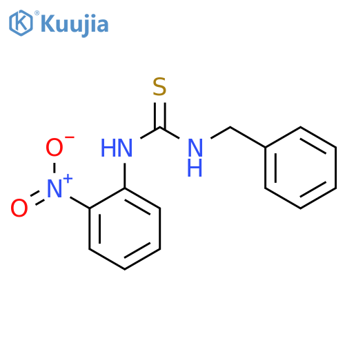 Thiourea, N-(2-nitrophenyl)-N'-(phenylmethyl)- structure