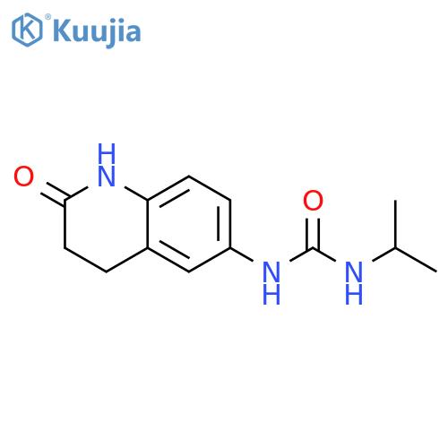 Urea, N-(1-methylethyl)-N'-(1,2,3,4-tetrahydro-2-oxo-6-quinolinyl)- structure