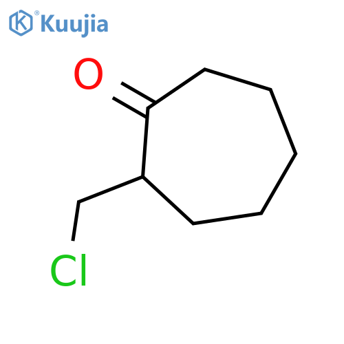 Cycloheptanone, 2-(chloromethyl)- structure