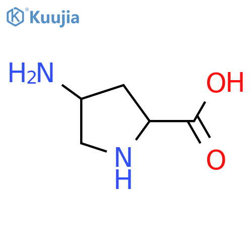 4-Aminopyrrolidine-2-carboxylic acid structure