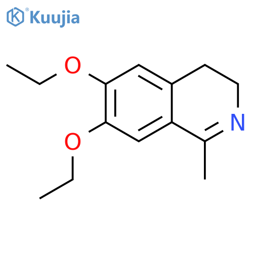 1-Methyl-6,7-diethoxy-3,4-dihydroisoquinoline structure