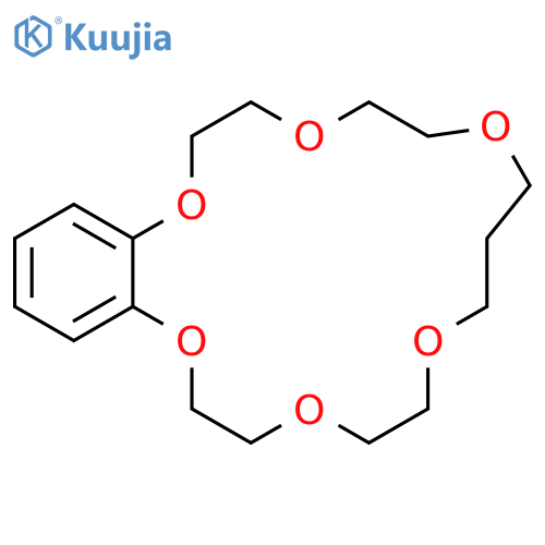 8H-1,4,7,11,14,17-Benzohexaoxacyclononadecin, 2,3,5,6,9,10,12,13,15,16-decahydro- structure
