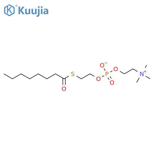 2-(Octanoylsulfanyl)ethyl 2-(trimethylammonio)ethyl phosphate structure