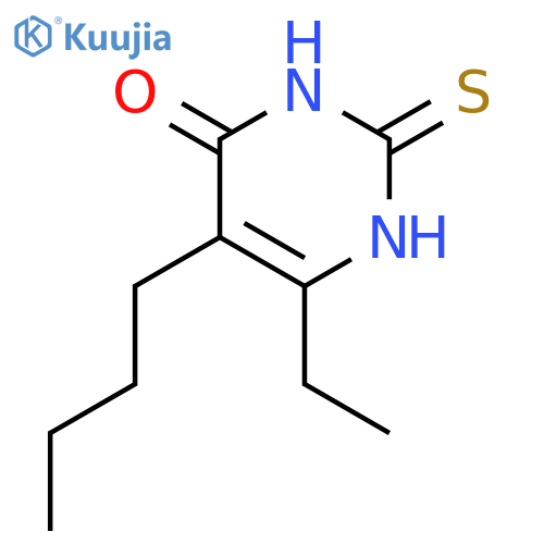 5-butyl-6-ethyl-2-thioxo-2,3-dihydropyrimidin-4(1H)-one structure