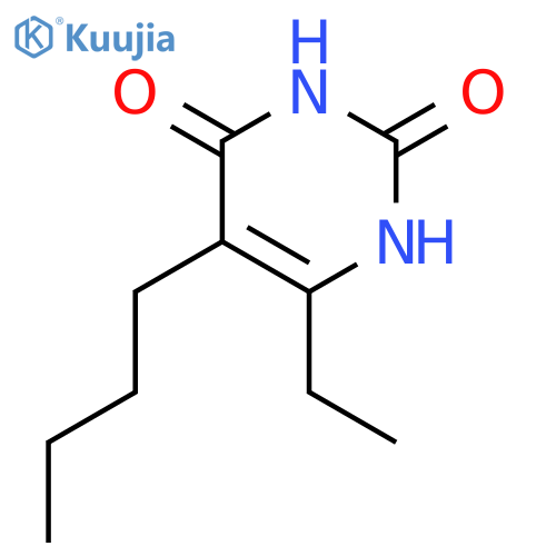 5-butyl-6-ethylpyrimidine-2,4(1H,3H)-dione structure