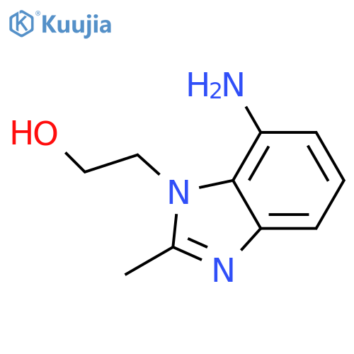 1H-Benzimidazole-1-ethanol,7-amino-2-methyl- structure